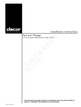 Dacor ER48D User manual