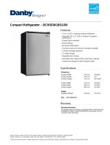 Danby Freezer DCR033A1BSLDD User manual