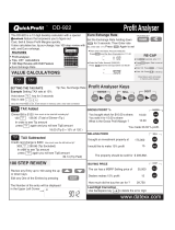 Datexx Calculator DD-922 User manual
