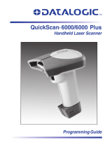 Datalogic Scanning QUICKSCAN 6000 PLUS User manual