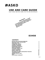 Asko D3450 User manual