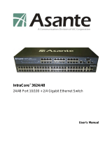 Asante Technologies IntraCore 3624/48 User’s User manual