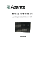 Asante Technologies Switch 40240/40480-10G User manual
