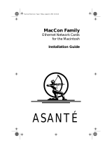 Asante Technologies Network Card ASANTE MacCon Family Ethernet Network Cards for the Macintosh User manual