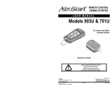 AstroStart Remote Starter 701U User manual