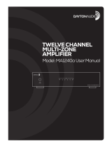 Dayton MA1240a User manual