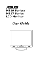 Asus Computer Monitor MB17 User manual