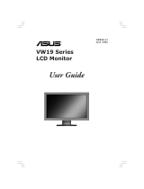 Asus Car Video System VW19 User manual