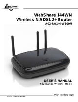 Atlantis Network Router A02-RA144-W300N User manual