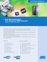 Atmel 8-bit Microcontrollers with Integrated USB Controller User manual