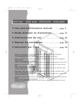 DeLonghi DDE 65E User manual