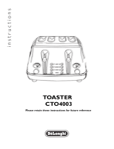 De’Longhi CTO4003 Series User manual