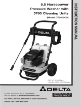 Delta Pressure Washer DT2400CS User manual