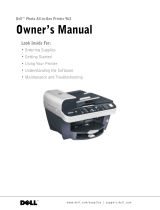 Dell 962 All In One Photo Printer User manual