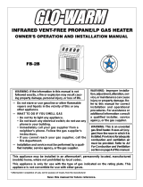 Desa Gas Heater FB-2B User manual