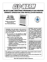 Desa Gas Heater FB-10BA User manual