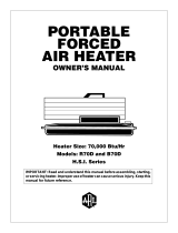 Desa Electric Heater B70D User manual