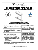 Desa Indoor Fireplace CHDV34PA User manual