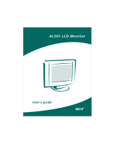 Acer Computer Monitor AL501 LCD User manual