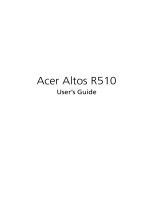 Acer Altos R510 User manual