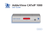ADDER Network Router CATxIP 1000 User manual