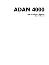 Advantech Data Acquisition Modules ADAM 4000 User manual