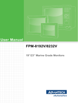 Advantech FPM-8192V/8232V User manual