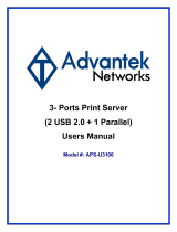 Advantek Networks Printer APS-U3100 User manual