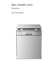 AEG Dishwasher 5270 I User manual