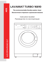 AEG Washer/Dryer 16810 User manual