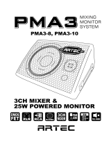 Artech USA DJ Equipment PMA3-8 User manual