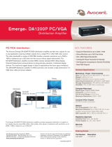 Emerson Emerge DA1200P PC/VGA User manual