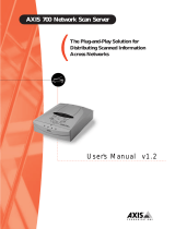 Axis Communications 700 User manual