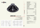 B&C Speakers Subwoofer 18NW100 User manual
