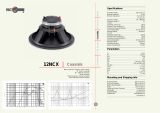 B&C Speakers Portable Speaker 12NCX User manual