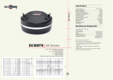 B&C Speakers HF Drivers DE950TN User manual