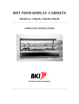 BKI Hot Food Display Cabinets CHS/2N User manual