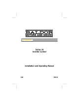 Baldor Motor Scooter MN710 User manual