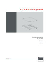Barco HDX carry handle bottom User manual