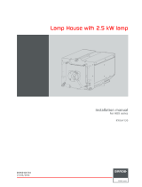 Barco HDX HiPer lamp house User manual