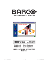 Barco Projector Accessories R9828832 User manual