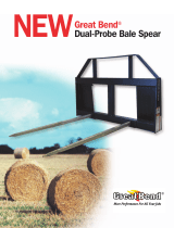 Bush Hog Compact Loader Dual-Probe Bale Spear User manual