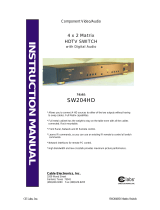 CE Labs Switch SW204HD User manual