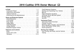 Cadillac 2010 DTS User manual