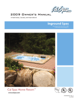 Cal Spas Hot Tub Inground Spa User manual