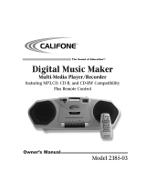 Califone MP3 Player 2385-03 User manual