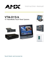 AMX Computer Monitor VTM-D15/A User manual