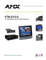 AMX Computer Monitor VTM-D15/A User manual