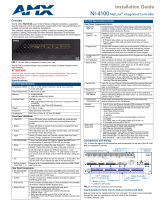AMX NI-4100 User manual