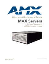 AMX Multimedia Server MAX MMS-04S User manual